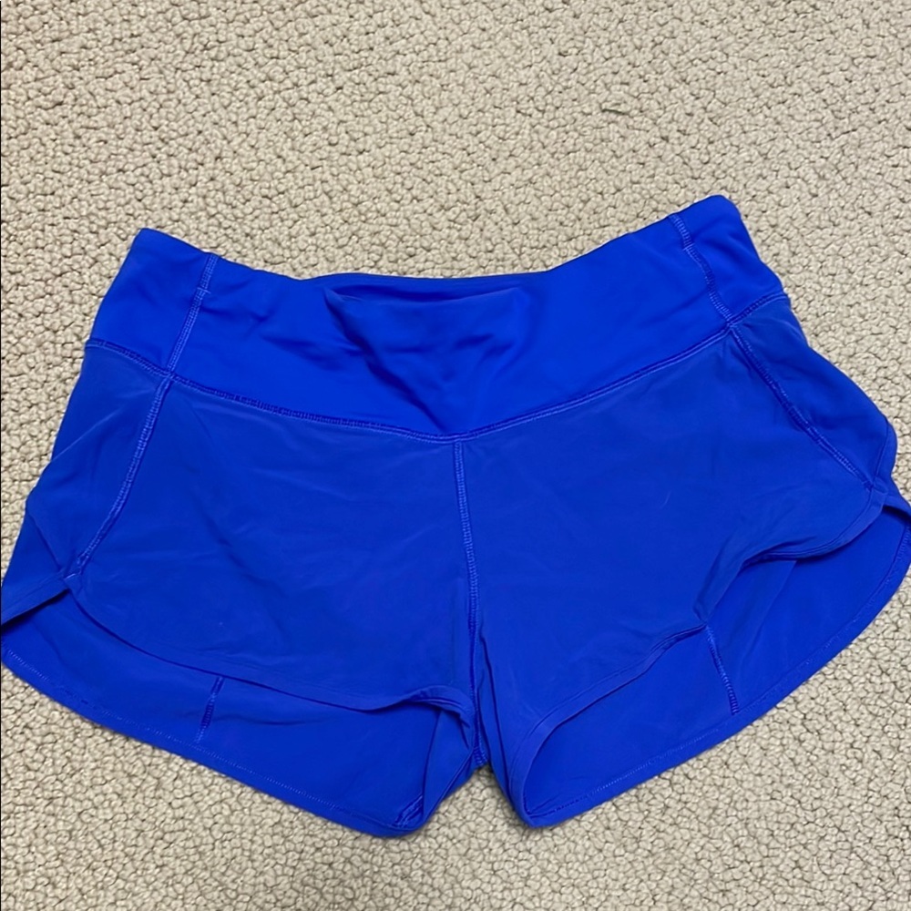 Lululemon Athletica Blue Athletic Shorts Lightweight Design